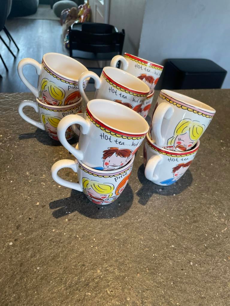 Blond Amsterdam Koffiekopjes - Set van 10, Ophalen, Gebruikt, Blond Amsterdam, Kop(pen) en/of Schotel(s)