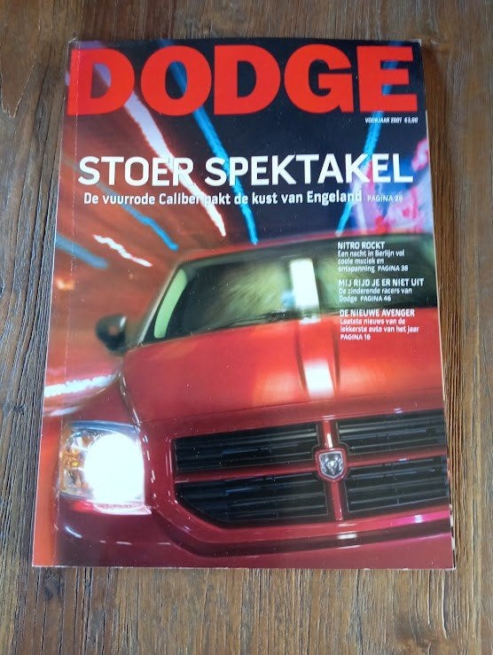 Dodge o.a. Viper SRT - 10 / Nitro / Avenger / Caliber 2007, Verzenden, Zo goed als nieuw, Overige merken