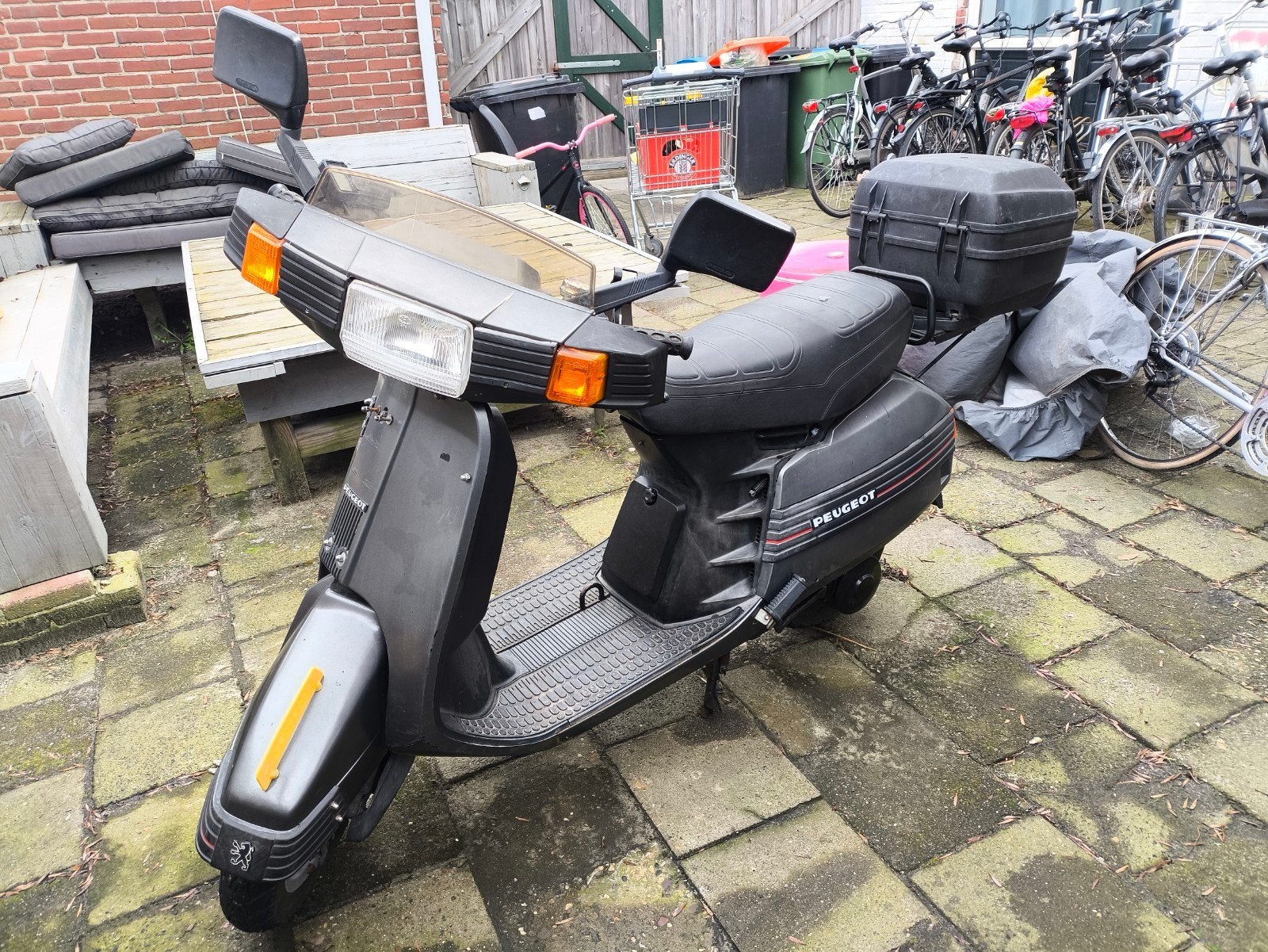 Peugeot SC50 geel kenteken nieuwe zuiger en meer, Ophalen, Gebruikt, Overige modellen, Maximaal 45 km/u