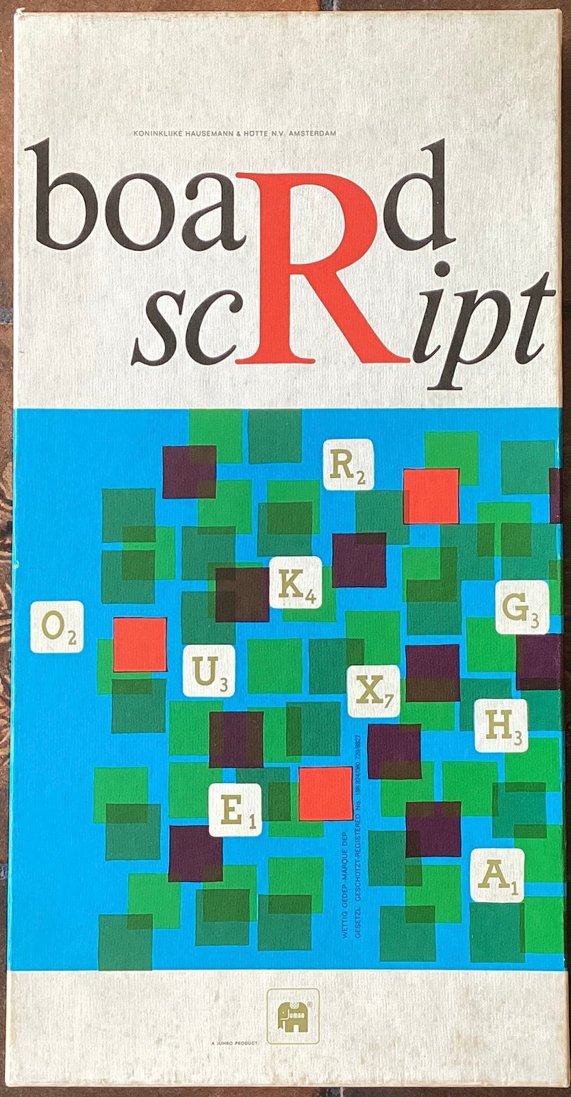 Scrabble Board Script – vintage editie, Ophalen of Verzenden, Gebruikt