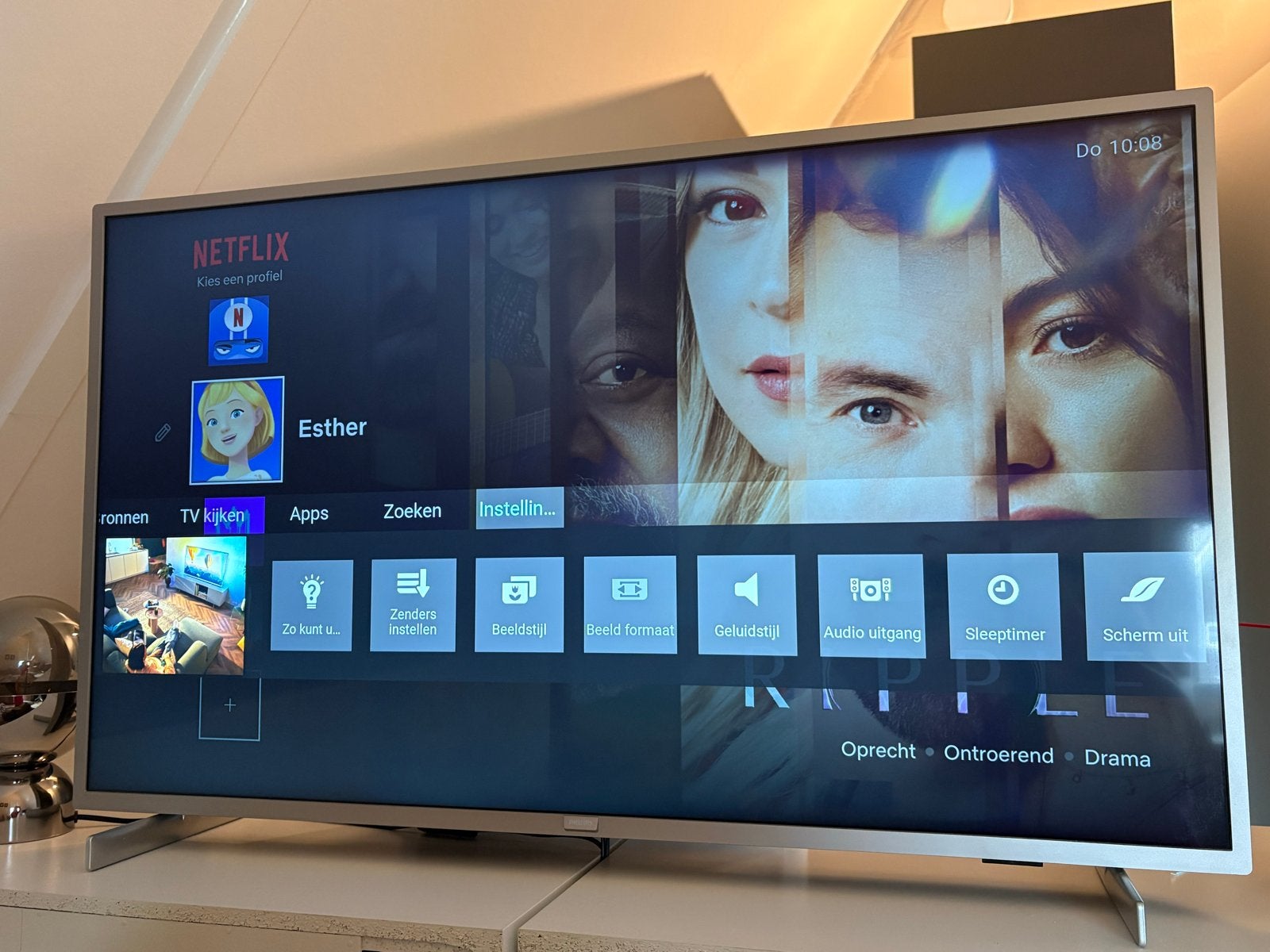 Philips 43PUS7555/12 4K UHD Smart TV, Ophalen, Philips, 50 Hz, 100 cm of meer