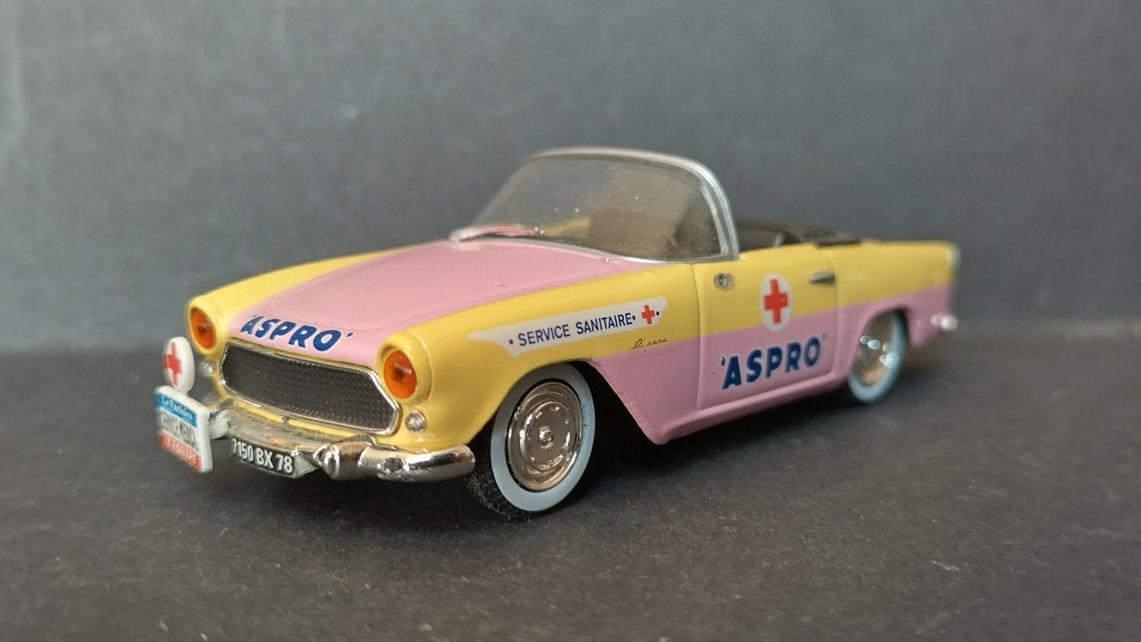 Simca Oceane Aspro Tour De France 1:43 Altaya pol, Overige merken, Auto, Verzenden, M