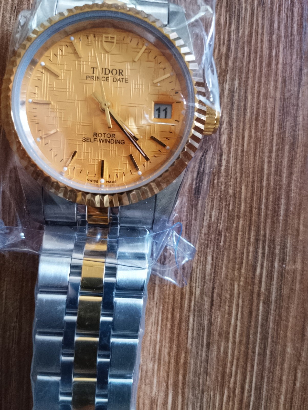 Tudor bicolor automaat, Staal, Staal, Polshorloge, Nieuw