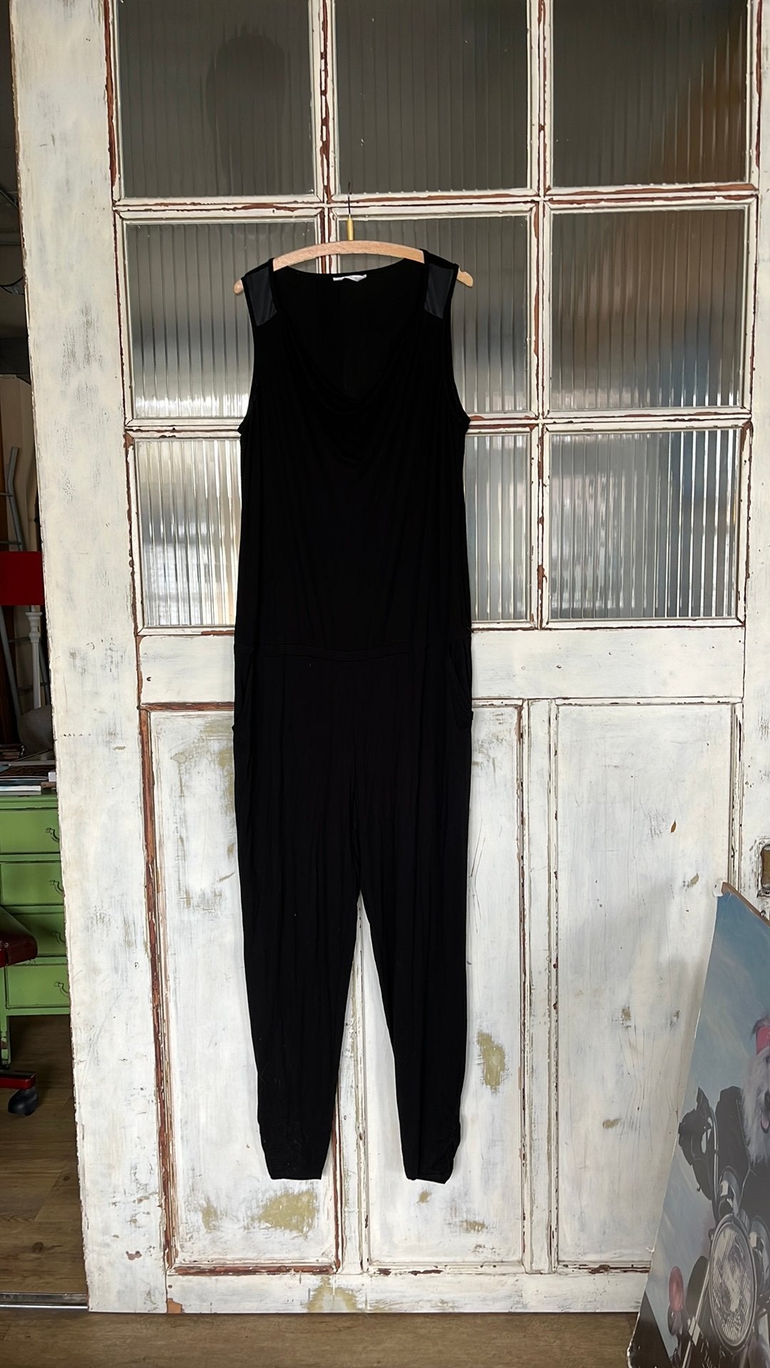 Jumpsuit zwart mt 48, Ophalen of Verzenden, Gedragen, Maat 46/48 (XL) of groter, Zwart