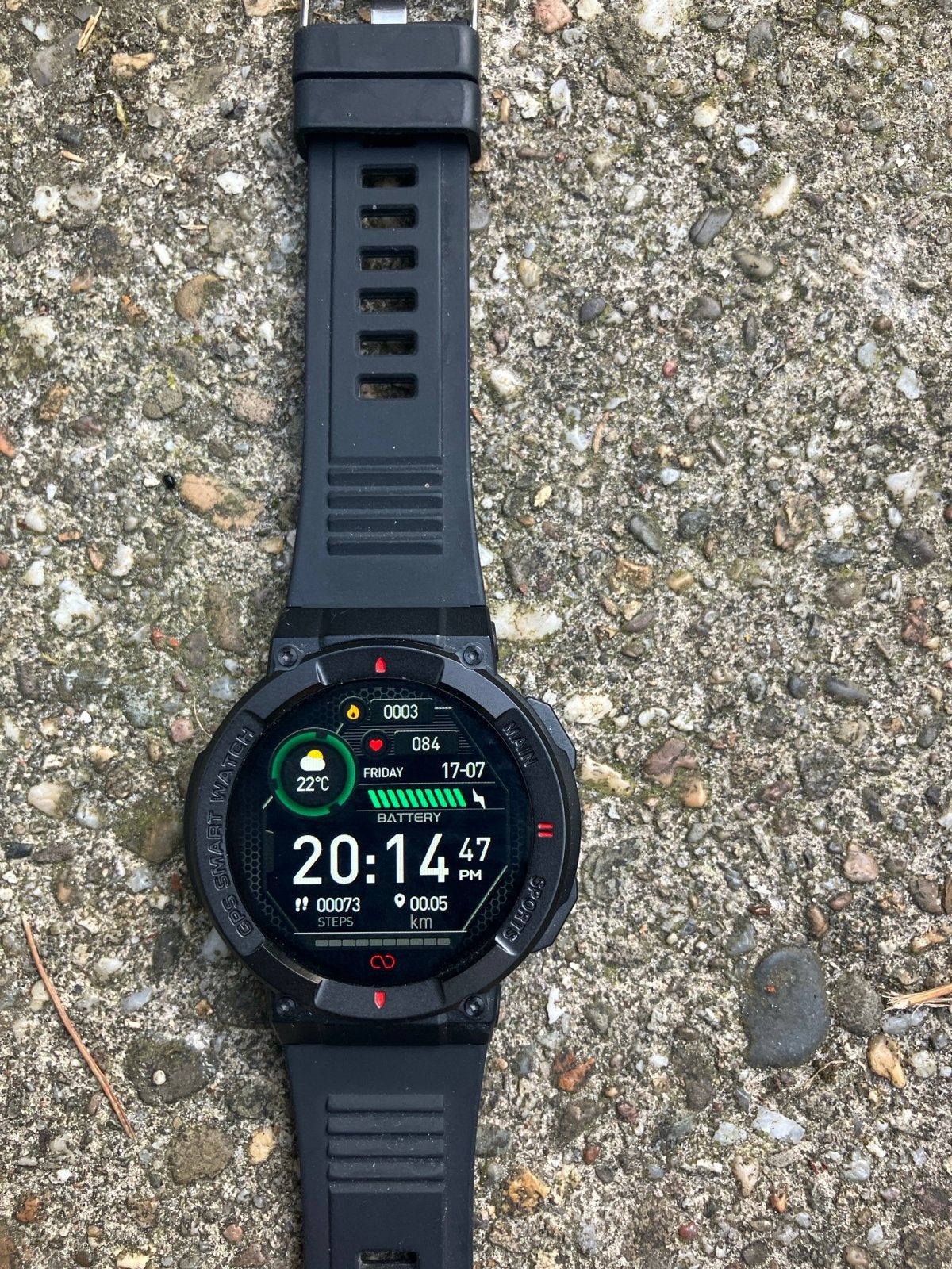 Denver Smartwatch - Zwart, Zo goed als nieuw, Hartslag, Zwart, Ophalen of Verzenden, Zo goed als nieuw