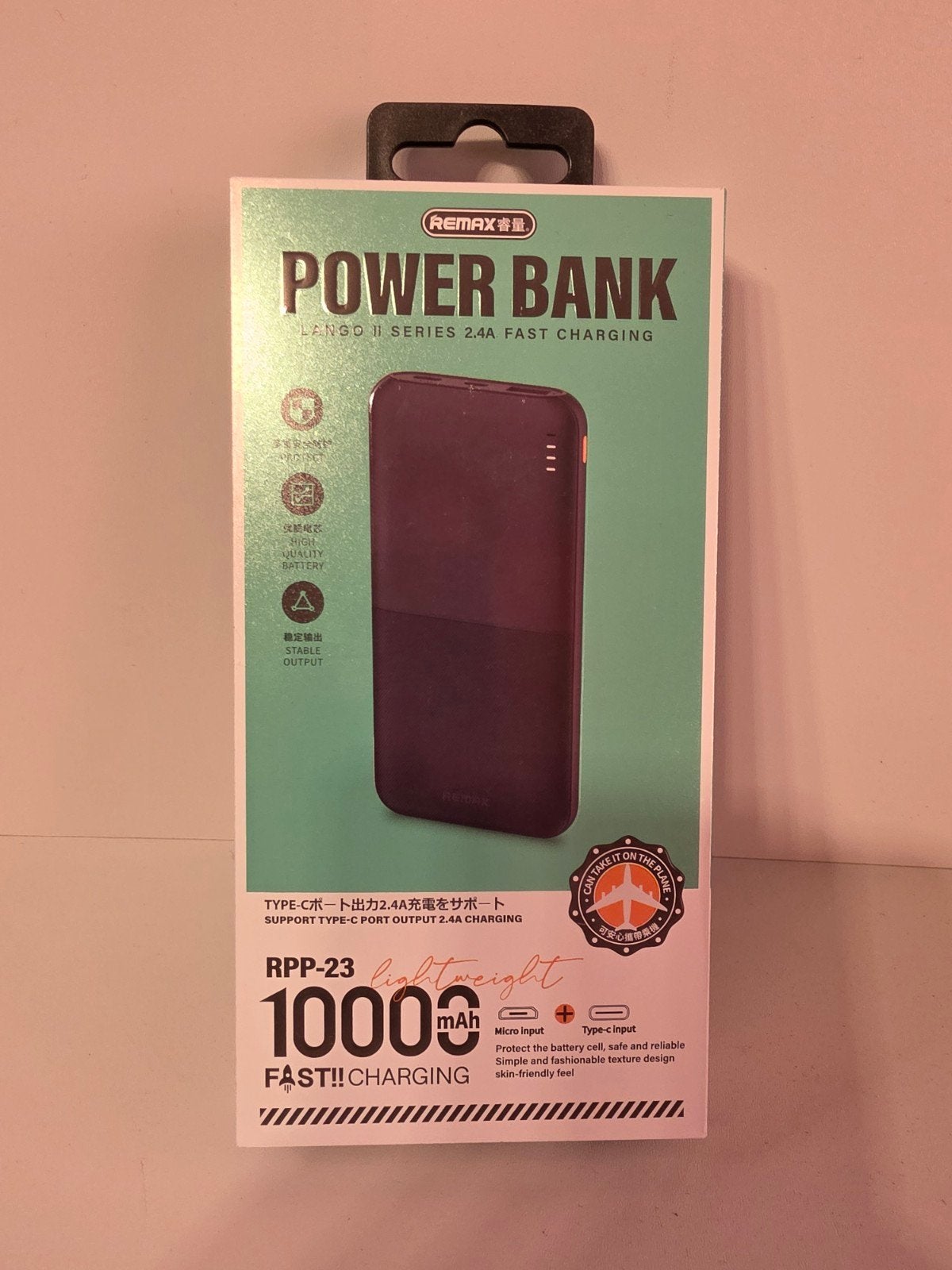 Nieuwe Remax Power Bank 10000 mAh - Snel Opladen, Ophalen of Verzenden, Nieuw, Remax