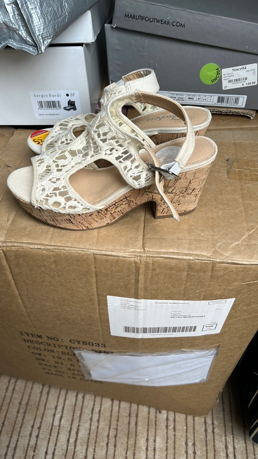 sandalen maat 35, Kleding | Dames, Schoenen, Ophalen of Verzenden, Sandalen of Muiltjes