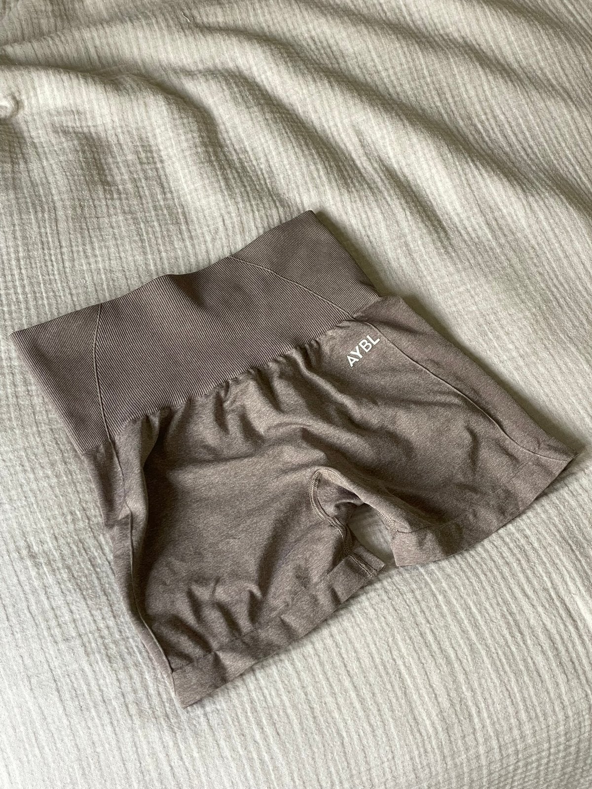 AYBL Empower Short Taupe Marl, Bruin, Ophalen of Verzenden, Maat 36 (S), Fitness of Aerobics