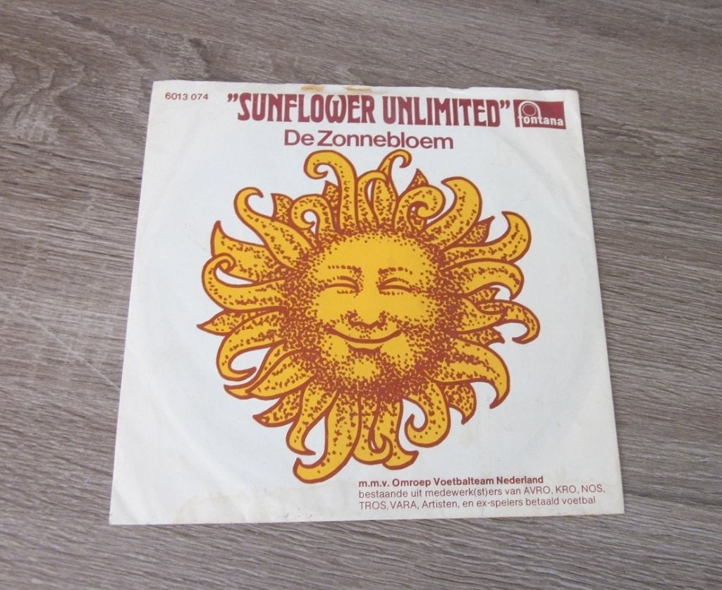 lp sunflower unlimited de zonnebloem single vinyl rpm plaat, Ophalen of Verzenden, Gebruikt, 7 inch, LP