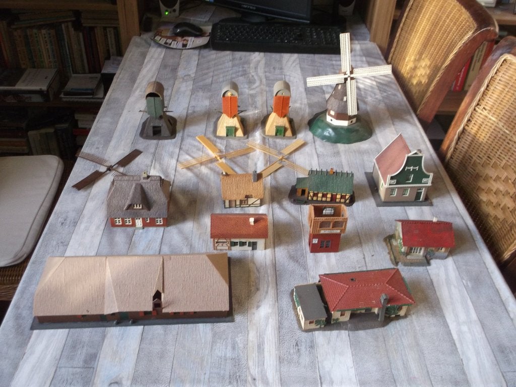 div hollandse molens en boerderijen, Overige merken, Gebruikt, Gelijkstroom of Wisselstroom, Brug, Tunnel of Gebouw