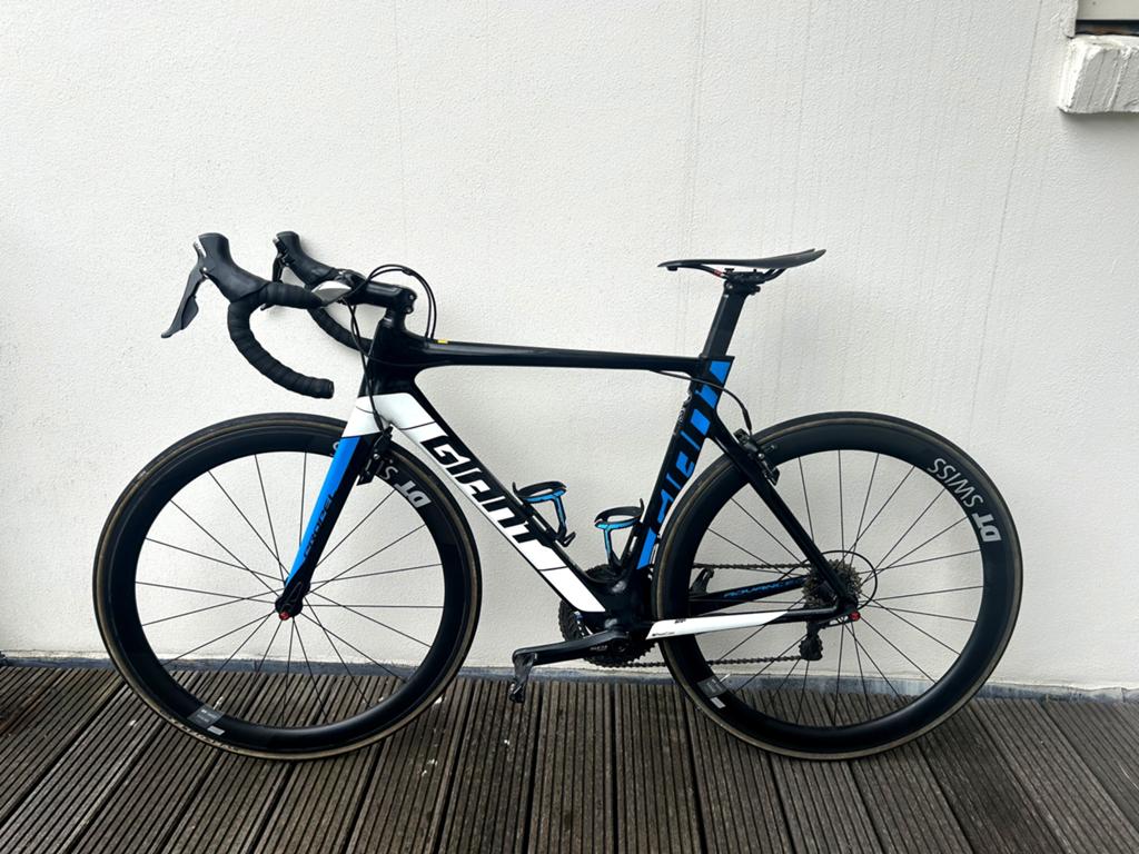 Giant Propel Advanced Carbon M | DT Swiss 48mm | Shimano 105, Carbon, Zo goed als nieuw, Meer dan 20 versnellingen, Giant