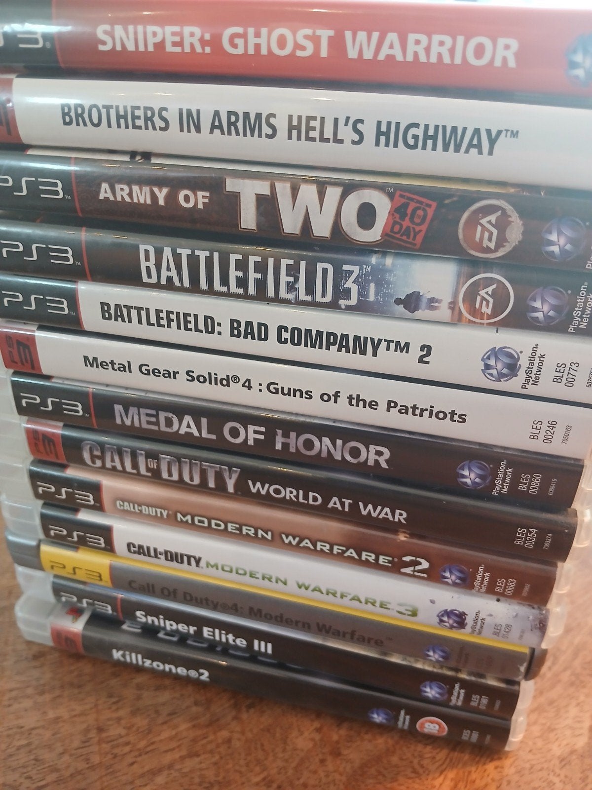 PS3 shooterbundel – 13 games – Call of Duty, Battlefield...., Online, Gebruikt, Shooter, 1 speler