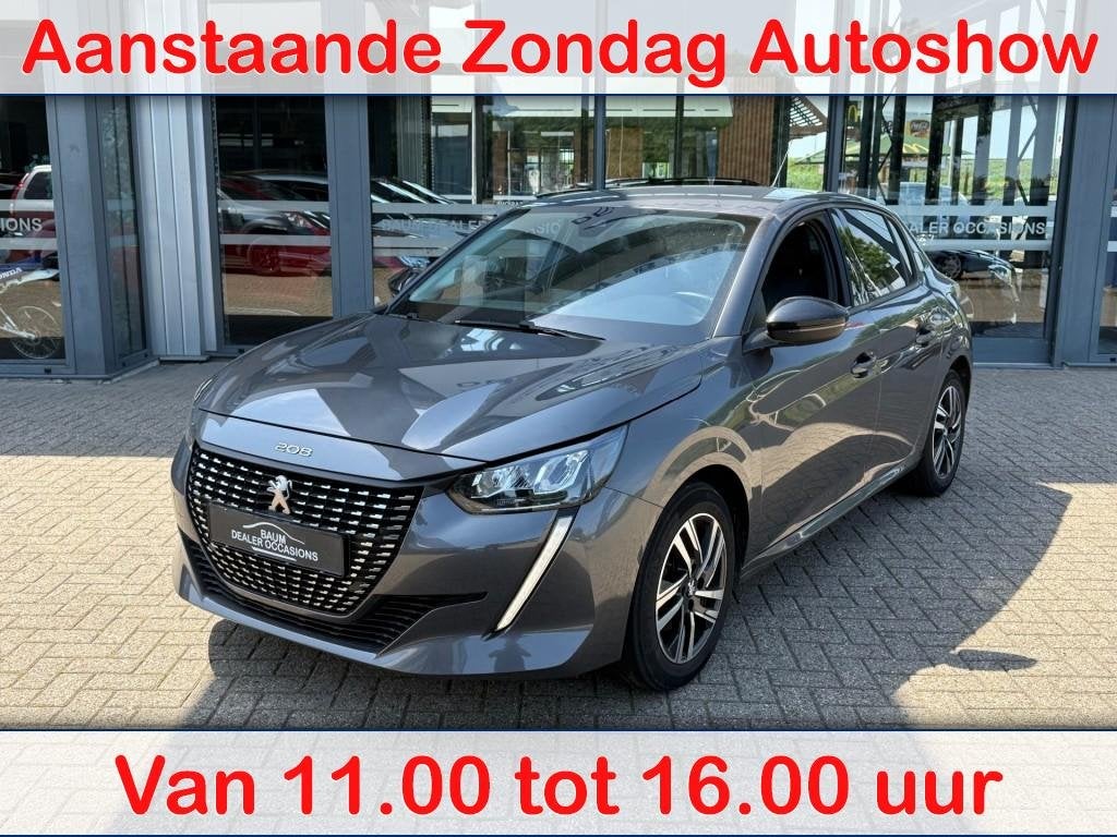 Peugeot 208 1.2 PT 100PK ALLURE NAVI CARPLAY PDC STOELVW LMV, Auto's, Peugeot, 101 pk, Gebruikt, Electronic Stability Program (ESP)