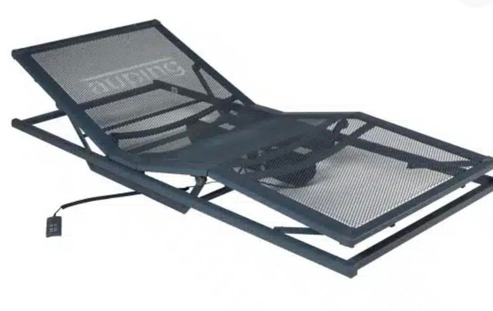 Auping K2 spiralen 100x200 VOLLEDIG elektrisch Incl garantie, 90 cm, 210 cm, Tweepersoons, Ophalen of Verzenden