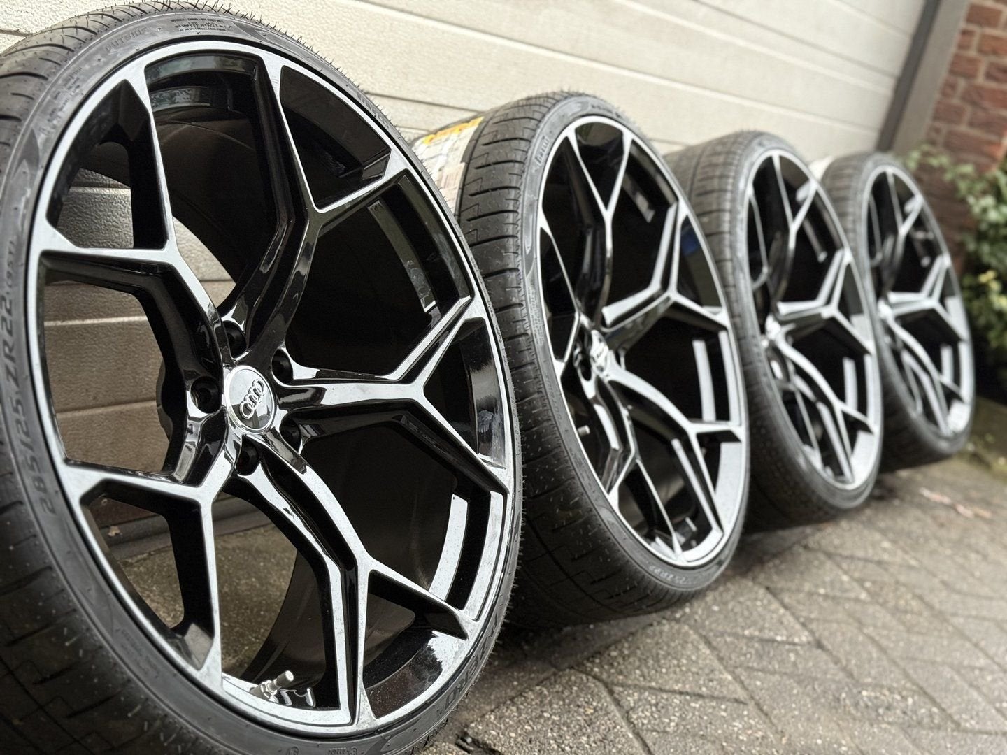 22 " Audi RS6 C7 C8 RS7 C7 C8 A8 S8 D4 velgen Pirelli banden, Auto-onderdelen, -, 285 mm, -, Banden en Velgen