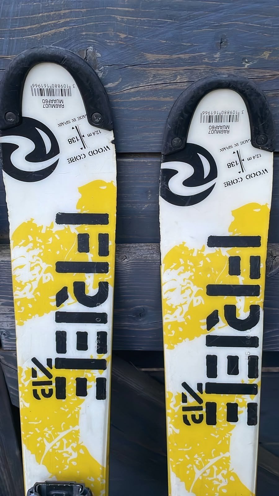 Rossignol I-Free Ski's - 138 cm - Zo goed als nieuw, 100 tot 140 cm, Rossignol, Ophalen of Verzenden, Zo goed als nieuw