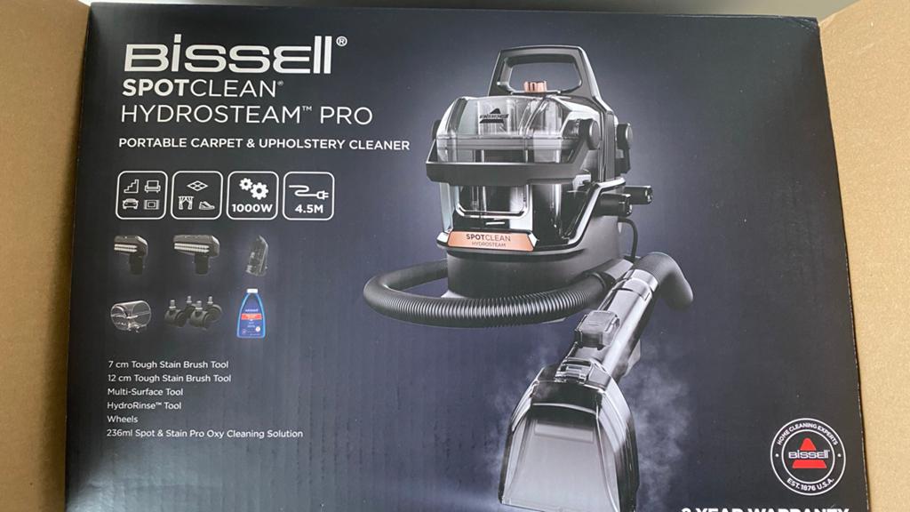 Bissell SpotClean HydroSteam Pro -  used one time, Ophalen, Zo goed als nieuw, Vloerreiniger, Minder dan 1200 watt