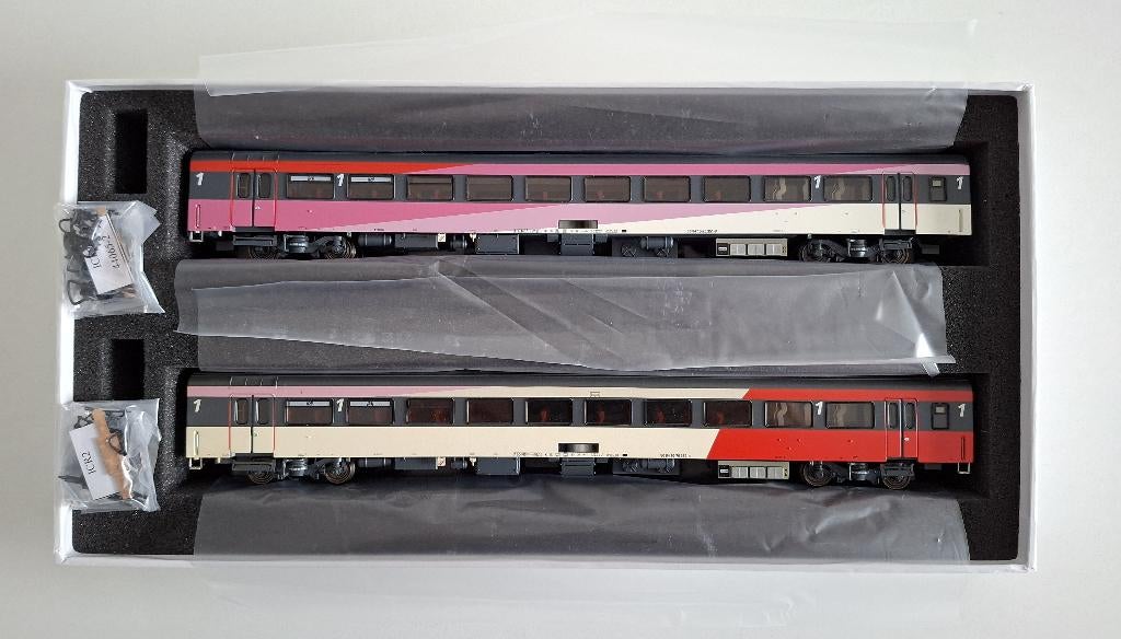 LS Models 44065 Set 2x rijtuig NS Hispeed / Fyra, Overige merken, Gelijkstroom, Wagon, Ophalen of Verzenden