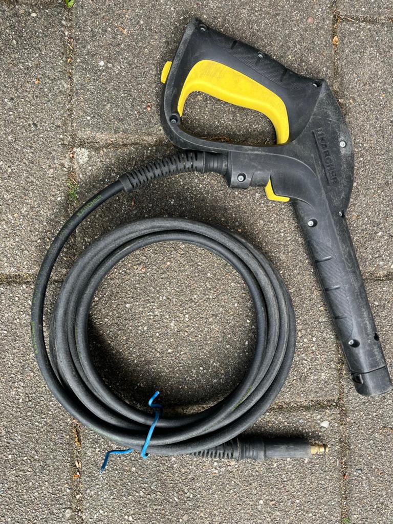 Kärcher hogedrukreiniger pistool met slang 140 bar, Ophalen of Verzenden, Zo goed als nieuw, Elektrisch