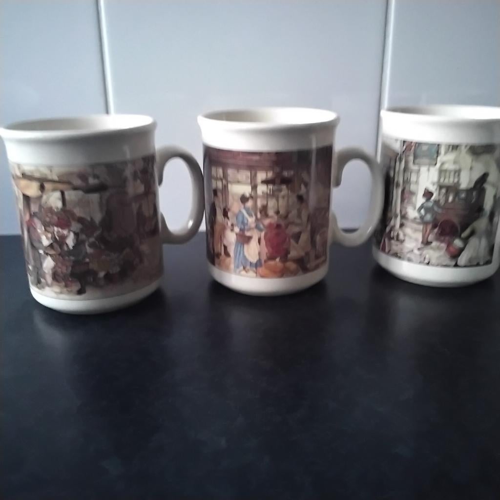 4 anton pieck mokken, Ophalen of Verzenden, Overige stijlen, Kop(pen) en/of Schotel(s)
