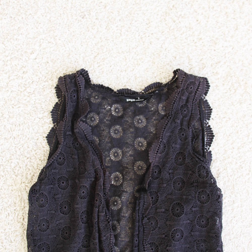 Zeer Mooi Yaya Vestje 100% Katoen (L) - 30 € 20,-, Kleding | Dames, Maat 38/40 (M), Bruin, Ophalen of Verzenden, Zo goed als nieuw