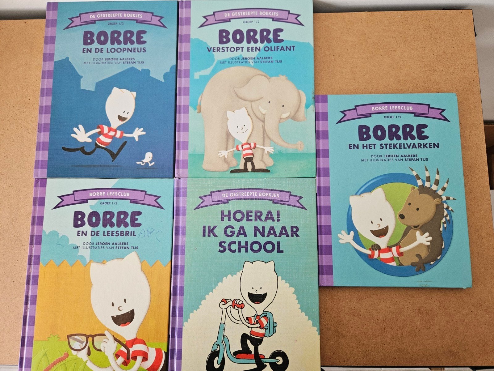Borre Boekjes - 5 Kinderboeken, Boeken, Gelezen, 5 of 6 jaar, Fictie algemeen, Jongen of Meisje