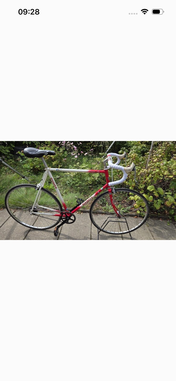 Giant speeder light Race Single speed fiets, Ophalen, Gebruikt, Staal, Velgrem