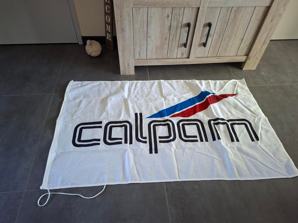 Calpam vlag groot, Ophalen of Verzenden, Zo goed als nieuw, Reclamebord