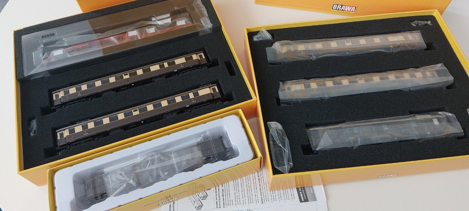 Brawa Rheingold Set, 7-delig. 50682 & 45426. DC, Ep II, Dig., Hobby en Vrije tijd, Ophalen of Verzenden, Gelijkstroom, Treinset