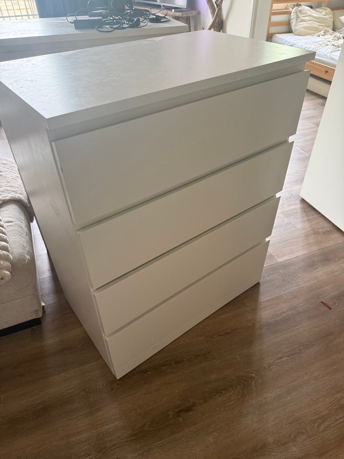 2x Ikea malm ladekast 4 lades, Huis en Inrichting, Kasten | Ladekasten, Ophalen, 50 tot 100 cm, Zo goed als nieuw, 3 of 4 laden