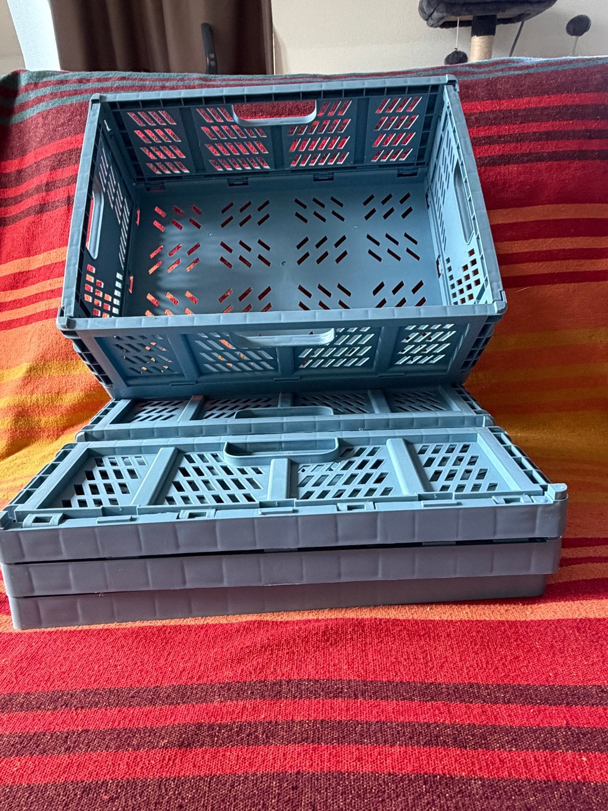 Opvouwbare kratten - Handig voor opslag en transport, Opvouwbaar, Minder dan 35 cm, Minder dan 50 cm, Ophalen of Verzenden