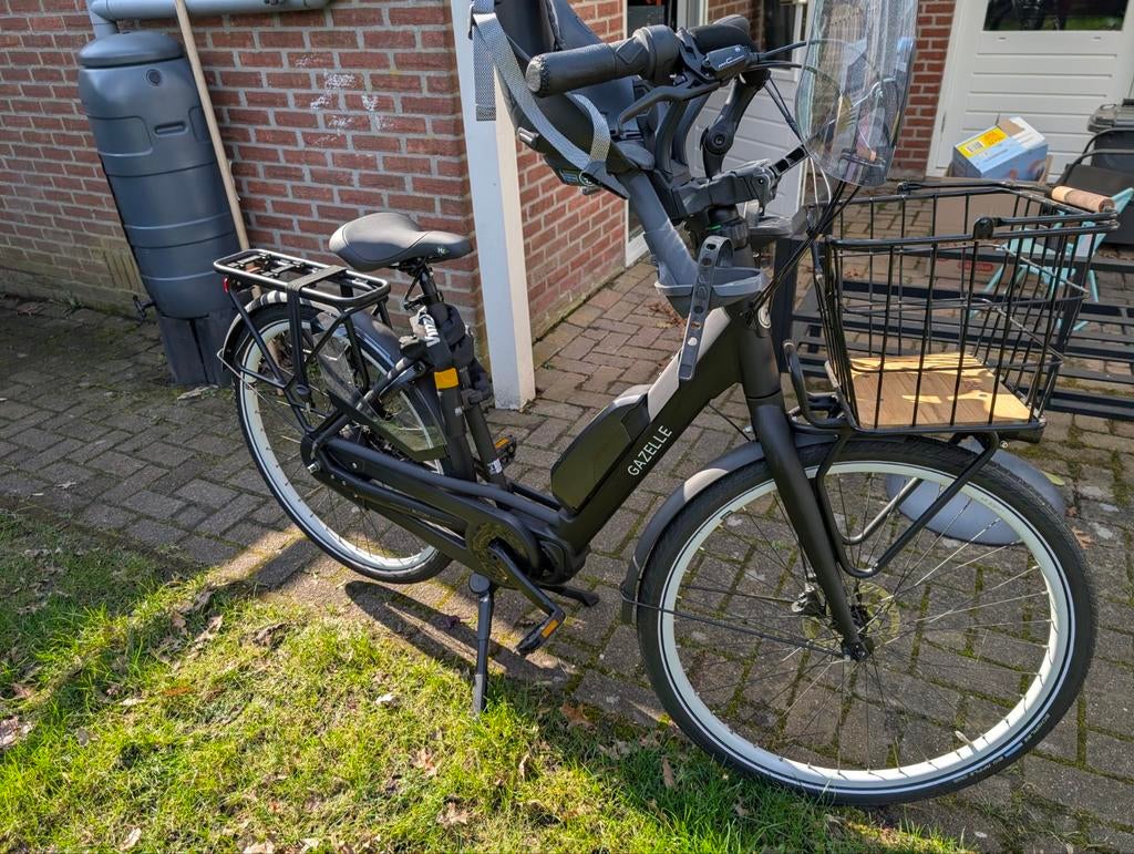 Gazelle Bloom C380 HMS E-bike Moederfiets. Perfecte staat!, Ophalen, Zo goed als nieuw, 51 tot 55 cm, 50 km per accu of meer