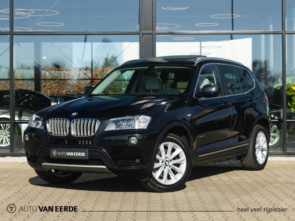 Bmw X3 xDrive35i Aut. – Pano, Elek.trekh/camera etc, Automaat, Gebruikt, Met garantie (alle), Zwart