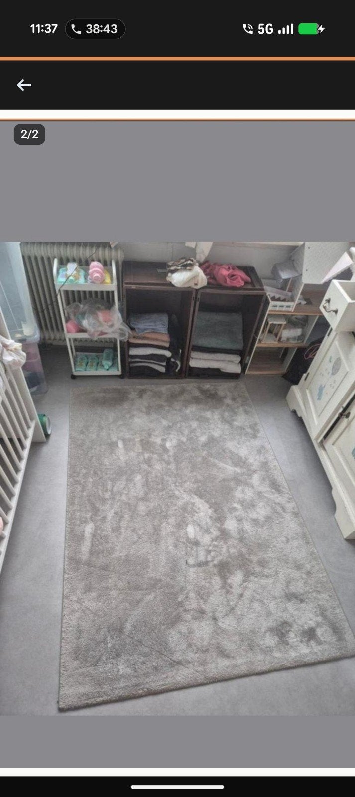 Volero vloerkleed, Huis en Inrichting, Stoffering | Tapijten en Kleden, 150 tot 200 cm, 200 cm of meer, Ophalen of Verzenden, Zo goed als nieuw