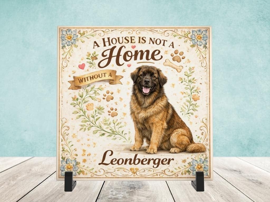A House is not a Home Without a Leonberger - Tegel, Verzenden, Nieuw