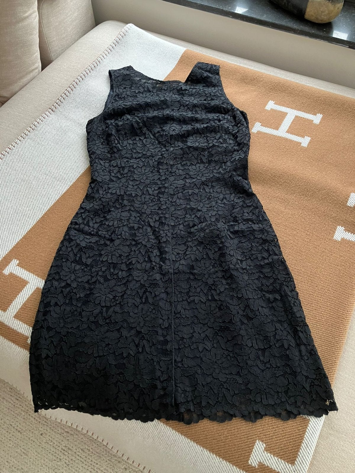 D&G Dolce & Gabbana Zwart Kanten Jurkje Maat M, Maat 38/40 (M), Zwart, Ophalen of Verzenden, Zo goed als nieuw