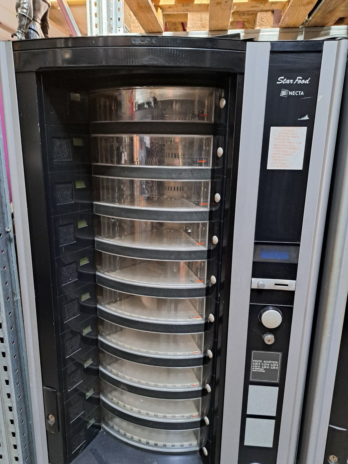 Gekoelde Broodjes/Eier Automaat - Necta StarFood, Ophalen, Gebruikt