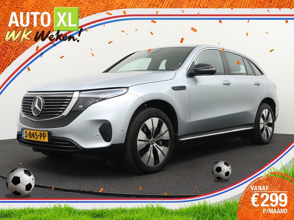Mercedes-Benz EQC 400 4MATIC 80 kWh (98%SOH) 408PK Business+, Auto's, Mercedes-Benz, Automaat, Stof, Zwart, 80 kWh