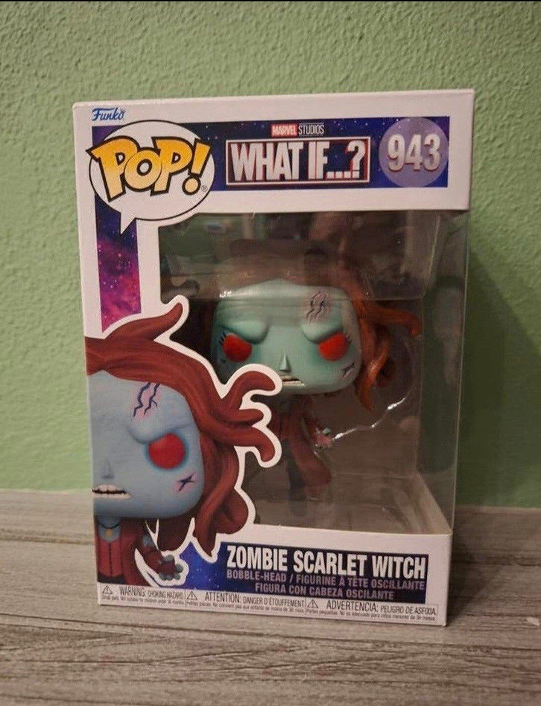 Funko Pop! Marvel What If...? Zombie Scarlet Witch #943, Ophalen of Verzenden, Zo goed als nieuw