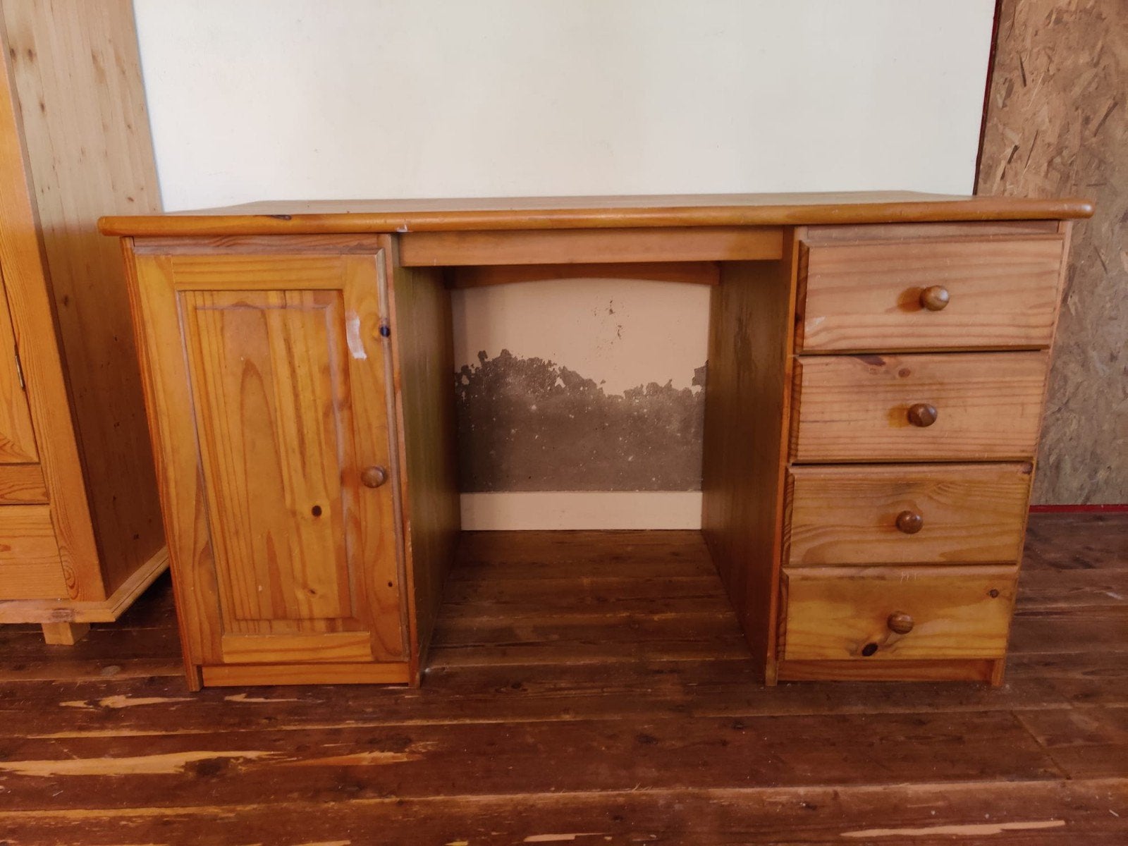 Bureau, Ophalen, Gebruikt, Hout, 70 cm