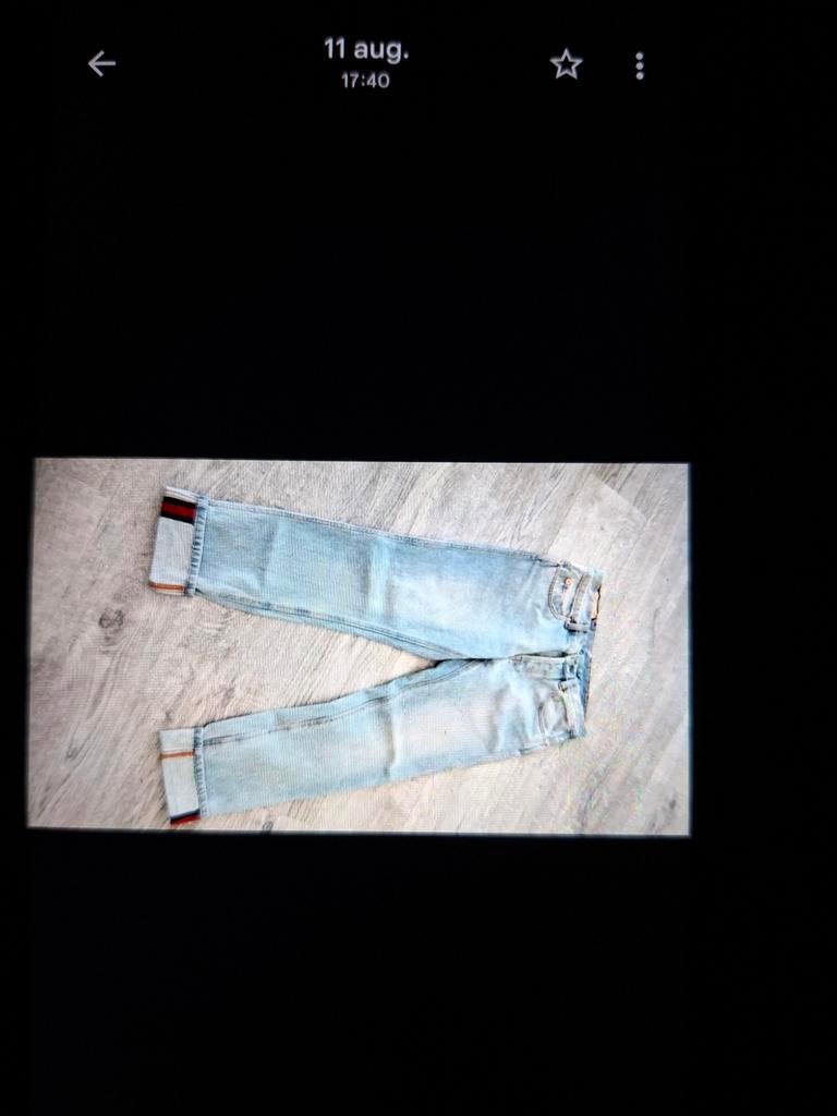 Gucci broek jeans maat 31, Ophalen of Verzenden, Zo goed als nieuw, Blauw, W32 (confectie 46) of kleiner