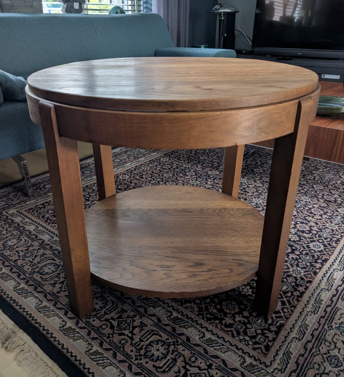 eiken salontafel, Antiek en Kunst, Ophalen