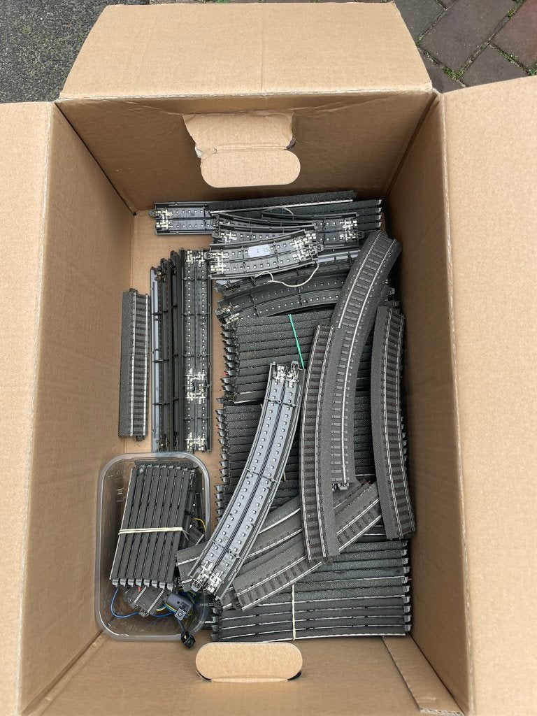 Marklin HO - Rails en wissels, Ophalen, Wisselstroom, Gebruikt, Rails