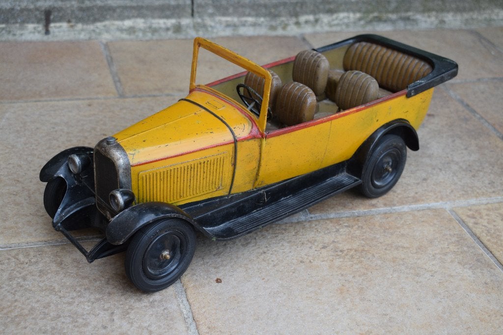 Liquidatie antiek speelgoed CIJ Citroen C4 autocar 1928, Ophalen of Verzenden