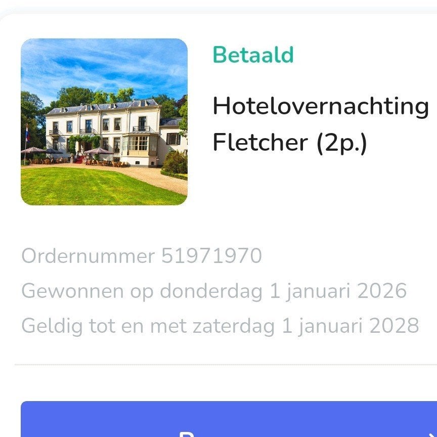 fletcher hotel voucher online, Twee personen, Overige soorten