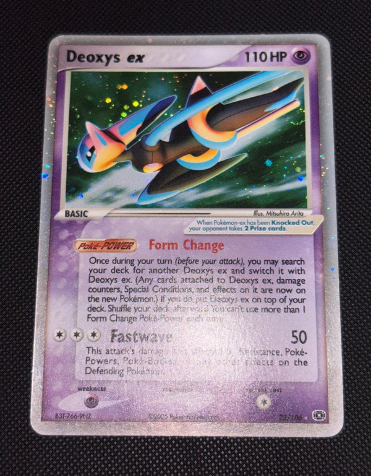 Pokemon deoxys ex, Hobby en Vrije tijd, Verzamelkaartspellen | Pokémon, Ophalen of Verzenden, Zo goed als nieuw