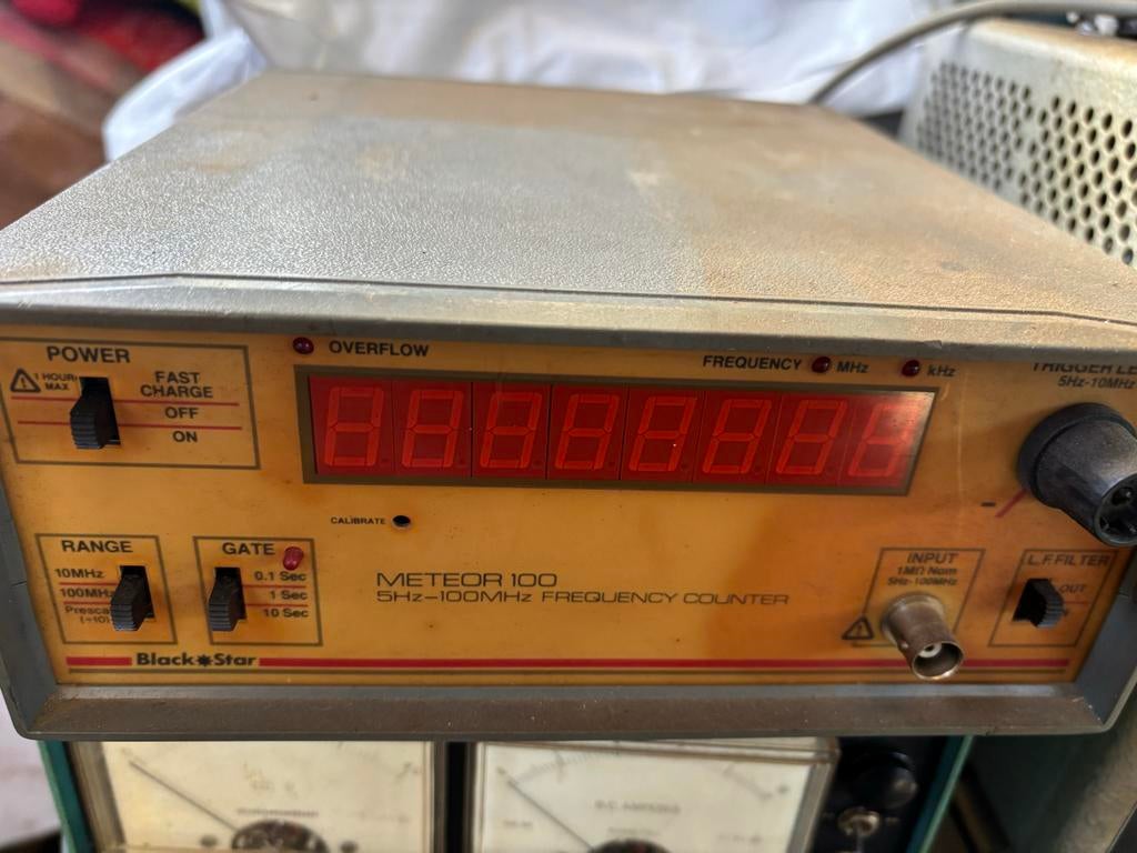 Black Star Meteor 100 Frequentieteller - Vintage, Ophalen of Verzenden, Gebruikt