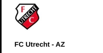 FC Utrecht- AZ ( 2 tickets), Twee personen, Maart