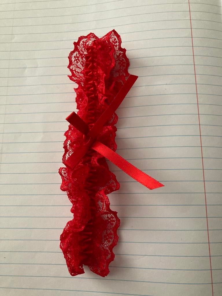 Kousenband in de kleur rood, Ophalen of Verzenden, Nieuw, Rood