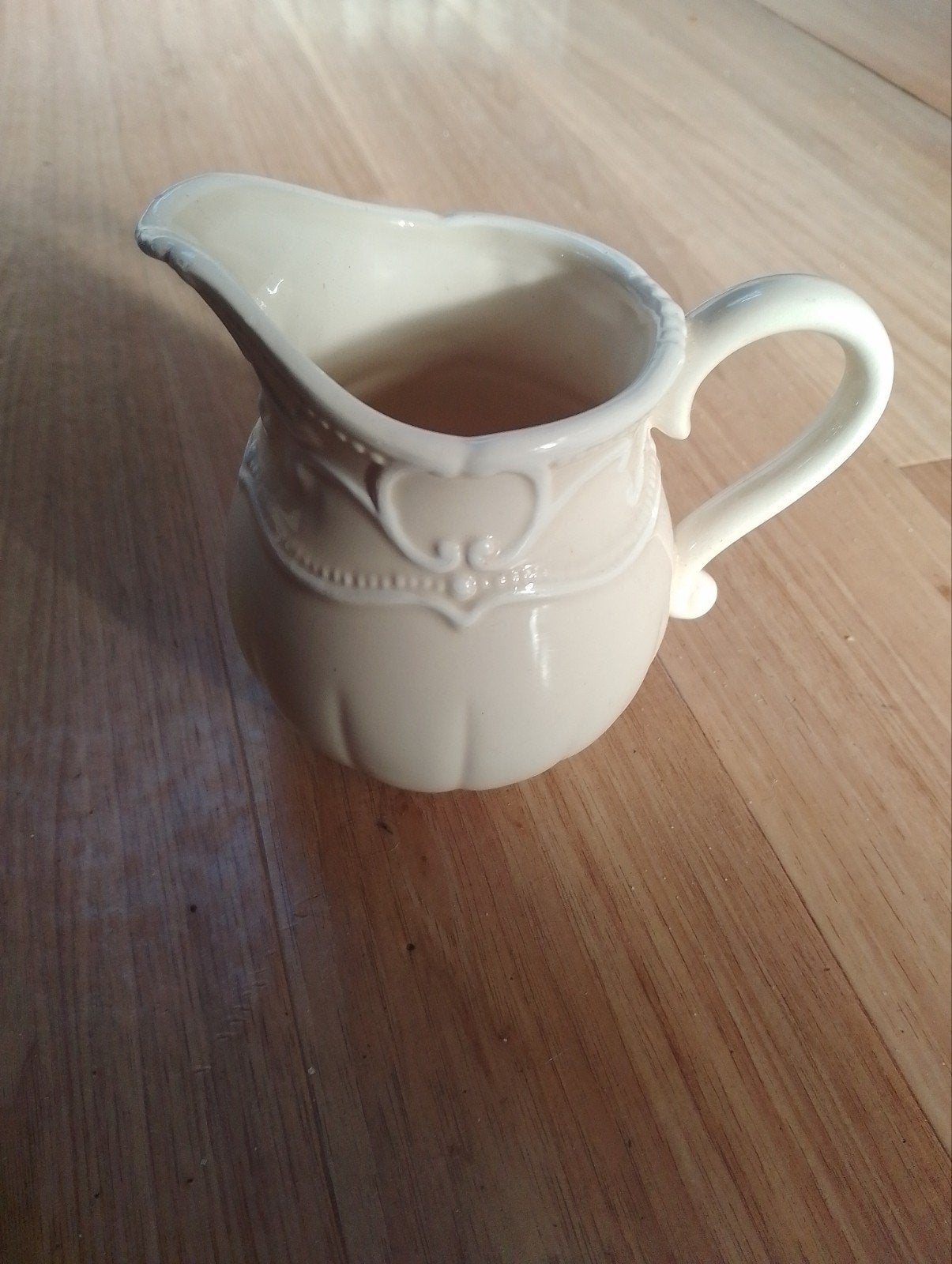 Crèmekleurige Countryfield kan, 12 cm hoog, 8 cm doorsnede, Ophalen of Verzenden, Zo goed als nieuw, Overige stijlen, Overige typen